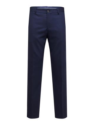 SELECTED HOMME Calças com vincos  navy