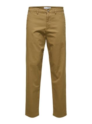 SELECTED HOMME Calças chino  bege escuro