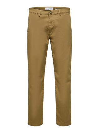 SELECTED HOMME Calças chino 'New Miles'  conhaque