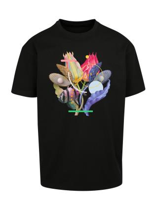 Mister Tee Camisa 'Coral'  mistura de cores / preto
