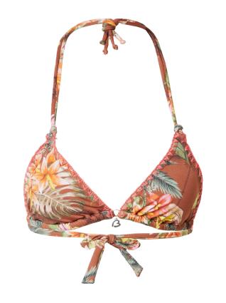 Banana Moon Top de biquíni  castanho claro / cáqui / cor-de-rosa / branco