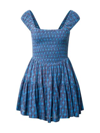 Free People Vestido 'SWEET ANNIE'  azul / vermelho cereja