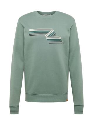 GREENBOMB Sweatshirt  castanho / petróleo / verde pastel / branco