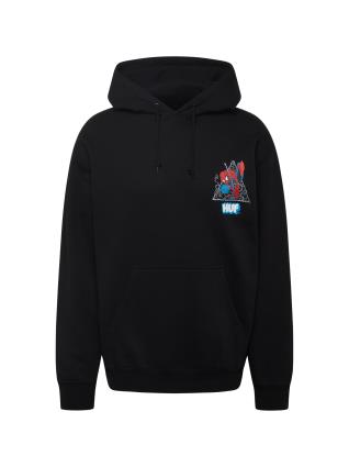 HUF Sweatshirt  azul céu / cinzento-prateado / granadina / preto