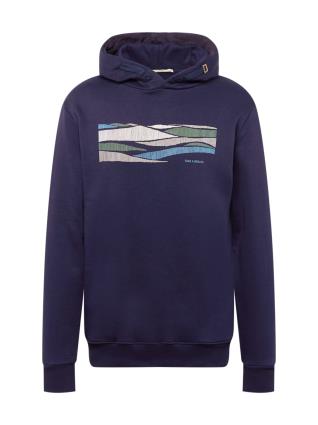 GREENBOMB Sweatshirt 'Nature Breath'  navy / azul escuro / cinzento claro / verde escuro
