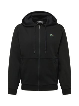 Lacoste Sport Casaco de treino em moletão  preto