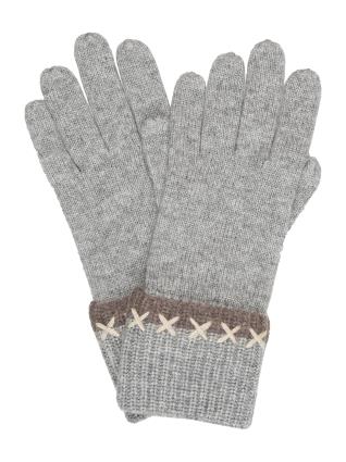 CODELLO Luvas com dedos  bege / cinzento / taupe