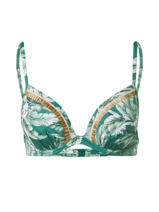 watercult Top de biquíni  ouro / esmeralda / branco
