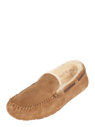 SHEPHERD Pantufa 'Steffo'  creme / castanho claro