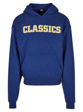 Urban Classics Sweatshirt  azul escuro / amarelo / branco