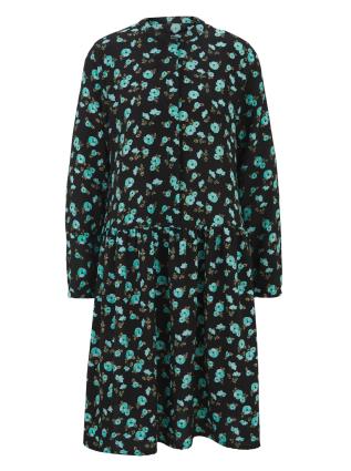 Linea Tesini by heine Vestido  aqua / verde escuro / preto