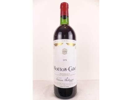 Vinho Tinto MOUTON-CADET 1978 (75 cl - 1 unidade)