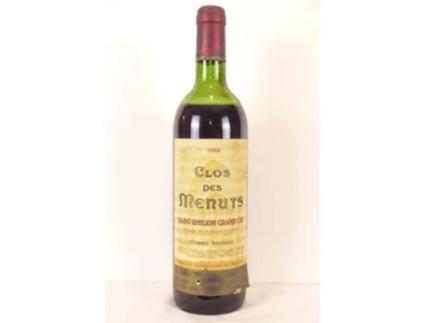 Vinho Tinto CLOS DES MENUTS 1982 (75 cl - 1 unidade)