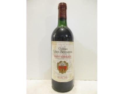 Vinho Tinto CHÂTEAU CÔTES BERNATEAU 1983 (75 cl - 1 unidade)