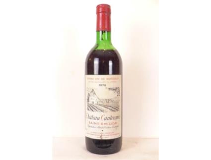 Vinho Tinto CHÂTEAU CANTERANE 1978 (75 cl - 1 unidade)