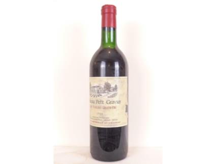 Vinho Tinto CHÂTEAU PETIT GRAVIER 1988 (75 cl - 1 unidade)
