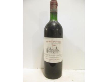 Vinho Tinto CHÂTEAU BARRE GENTILLOT 1986 (75 cl - 1 unidade)