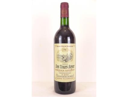 Vinho Tinto CHÂTEAU DES TOURS BOYER 1986 (75 cl - 1 unidade)