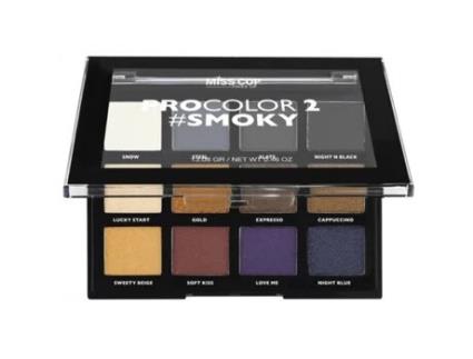 MISS COP Procolor Pallete Fard de pleoape 2 Smoky 12 Sombras