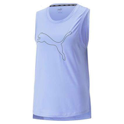 Puma Favorite Cat Sleeveless T-shirt Azul S Mulher