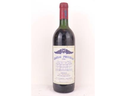 Vinho Tinto CHÂTEAU PREUILLAC 1986 (75 cl - 1 unidade)
