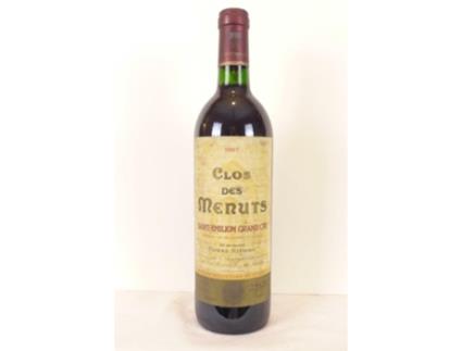 Vinho Tinto CLOS DES MENUTS 1987 (75 cl - 1 unidade)