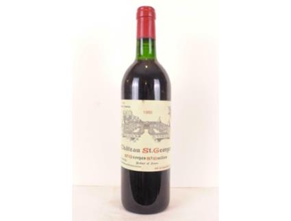 Vinho Tinto CHÂTEAU SAINT-GEORGES 1989 (75 cl - 1 unidade)