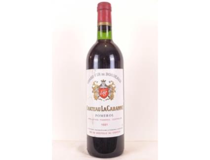 Vinho Tinto CHÂTEAU LA CABANNE 1981 (75 cl - 1 unidade)