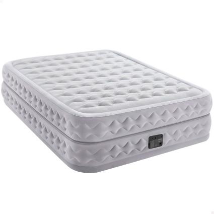 Intex Supreme Air-flow Double With Fiber-tech Mattress Cinzento 152 x 203 x 51 cm