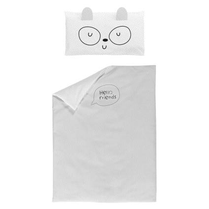 Bimbidreams Lunas 100x135 Cm Duvet Cover + Pillow Case Branco