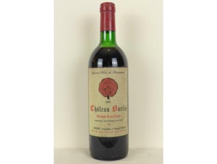 Vinho Tinto CHÂTEAU BURLIS 1982 (75 cl - 1 unidade)