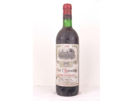 Vinho Tinto CLOS L'HERMITAGE 1979 (75 cl - 1 unidade)