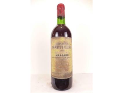 Vinho Tinto CHÂTEAU MARTINENS 1974 (75 cl - 1 unidade)