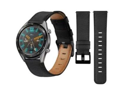 Bracelete Vintage Leather ANTIIMPACTO! para Haylou GST Lite