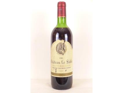 Vinho Tinto CHÂTEAU LE SABLE 1981 (75 cl - 1 unidade)