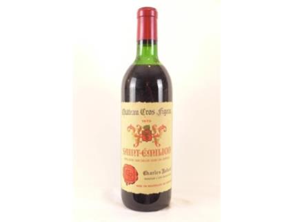 Vinho Tinto CHÂTEAU CROS FIGEAC 1970 (75 cl - 1 unidade)