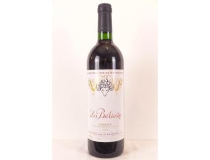 Vinho Tinto LA BÉLIÈRE 2000 (75 cl - 1 unidade)