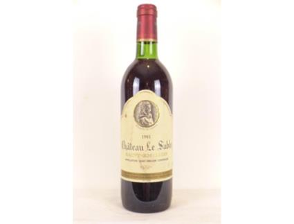 Vinho Tinto CHÂTEAU LE SABLE 1981 (75 cl - 1 unidade)