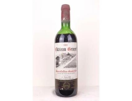 Vinho Tinto CHÂTEAU GRAVET 1982 (75 cl - 1 unidade)