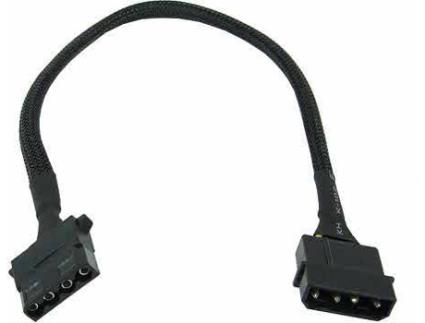 Cabo de Alimentação PHOBYA (Molex - 30 cm - Preto)