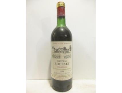Vinho Tinto CHÂTEAU ROUSSET 1978 (75 cl - 1 unidade)