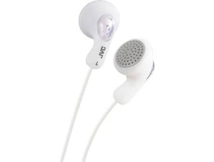 Auriculares com Fio JVC HA-F14 (In Ear - Branco)