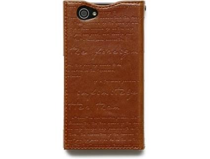 Capa Sony Xperia Z1 Compact ZENUS Masstige Lettering Castanho