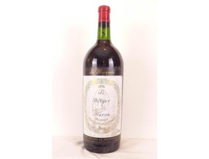 Vinho Tinto LE BERGER BARON 1976 (150 cl - 1 unidade)