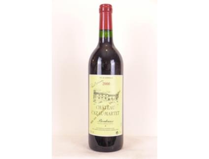 Vinho Tinto CHÂTEAU CAZAU-MARTET 2000 (75 cl - 1 unidade)
