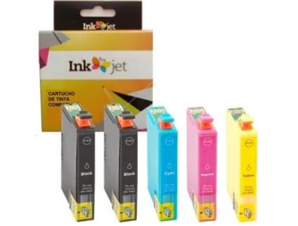 Pack 5 Tinteiros Compatíveis Epson 405XL T05H1 / T05G1 T05H2 / T05G2 T05H3 / T05G3 T05H4 / T05G4