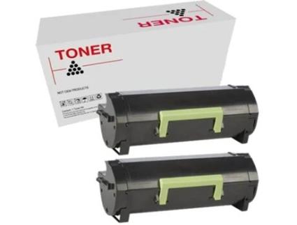 Pack 2 Toners Compatíveis 56F2H00/56F2H0E Lexmark Ms321/ Ms421/ Ms521/ Ms621/ Ms622/ Mx321/ Mx421/ Mx521/ Mx522/ Mx622