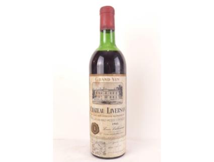 Vinho Tinto CHÂTEAU LIVERSAN 1961 (75 cl - 1 unidade)
