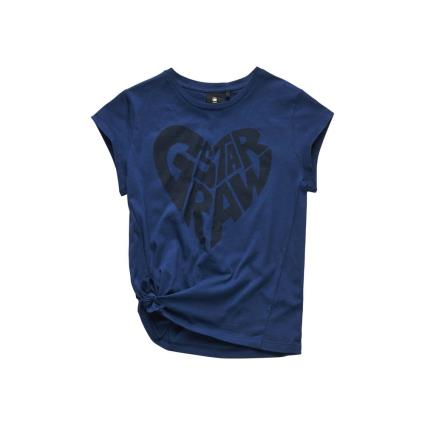 G-star Kids Delai 2 Short Sleeve T-shirt Azul 3 Years