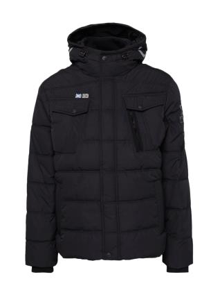 CAMP DAVID Casaco de inverno  azul claro / vermelho / preto / branco